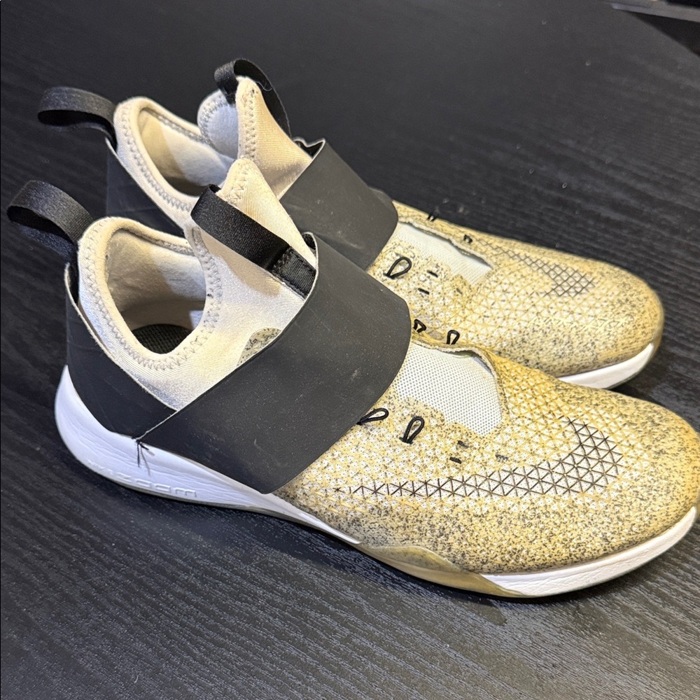 Nike Black and Cream Athletic Shoes